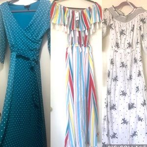 Moving sale! Three chic maxi dresses, size 6